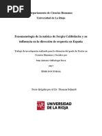 Fenomenología de La Música de Sergiu Celibidache y Su Influencia en La Dirección de Orquesta en España