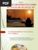 Tema 2 El Discernimiento, Una Actitud de Fe en El NT