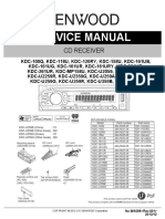 Kenwood kdc-100q Kdc-118u Kdc-120ry Kdc-158u Kdc-161ur 261u Kdc-Mp158u Kdc-U2059 U2159b U2259r U2359g U259 U359 PDF