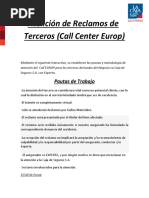 Instructivo Atención de Reclamos de Tercerosx