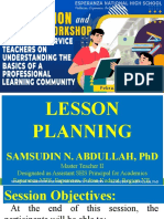 Lesson Planning