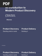 An Introduction To Modern Product Discovery PDF