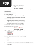 Xi-55-Sample Question Paper Surinder Aggarwal