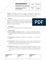 Procedimiento - Modelo - Normas Generales de Higiene y Comportamiento