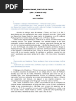 Ato I, Cenas II e III - Questionário (Cenários de Resposta)