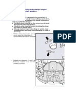 Emoving and Installing Turbocharger