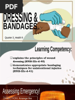 Copy of Q3-PPT-HEALTH 9 (Dressing and Bandages)