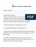 Pruevas y Ajustes Transmision