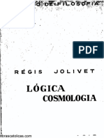 Régis Jolivet - Tratado de Filosofia Tomo I - Lógica E Cosmologia PDF