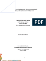 La Intervención Comunitaria Junta A Los Elementos Estructurales de Comunidad y La Ética Profesional Del Trabajo Social