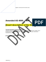 Formal Instrument of Agreement-AS4000-1997-Construction