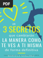 Los 3 Secretos Verte Diferente A Ti Misma Mariela Sanchez