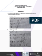 Taller en Línea Nº1 Calculo II