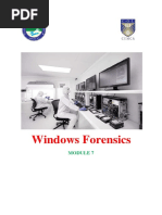 Module 07 Windows Forensics