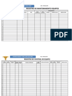 Registros de Esterilización