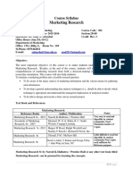 302 Marketing Research Syllabus 1436-1437 Soad Almeshal PDF