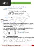 Module-3-HYDROSTATICS FORCES ON SURFACES PDF