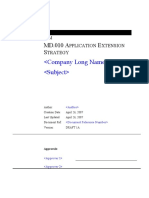 Afa A-Md-010 Application Extension Strategy