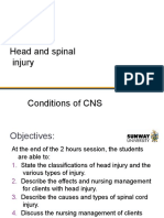 Head N Spinal Injury