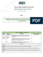 Ensino Religioso - Plano de Estudo 2022