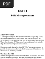 Unit-I: 8-Bit Microprocessors