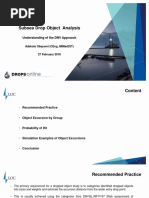 Subsea Drop Object Analysis: Understanding of The DNV Approach