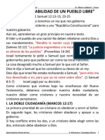 La Responsabilidad de Un Pueblo Libre