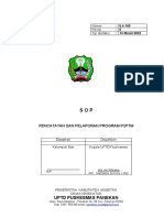 SOP Pencatatan Dan Pelaporan PTM