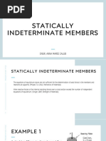 Statically Indeterminate