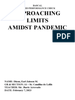 Approaching Limits Amidst Pandemic: Bascal 3 Mid Performance Check