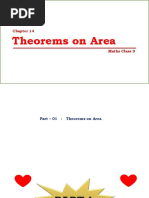 14 Theorems On Area (CLASS SHEET)