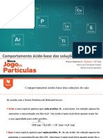 Comportamento Aì Cido-Base Das Solucì Oì Es de Sais