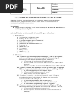 Taller 1-Conversiones-Dilución de Medicamentos-Cálculo de Goteo