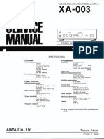 Aiwa XA-003-Service-Manual