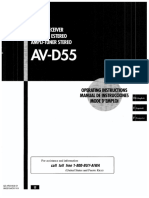 Aiwa AV D55 Owners Manual