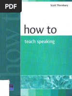 Thornbury S How To Teach Speaking