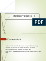 Business Valuation 1