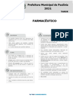 PROVA - Farmacêutico - Paulínia PDF