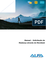 Manual - Solicitação de Mudança No Movidesk PDF