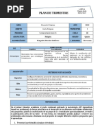 5° Plan I Trimestre