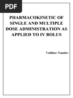 Compartment Modeling Biopharmaceutics and Pharmacokinetics 