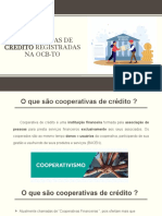 Cooperativas de Crédito Registradas Na Ocb-To