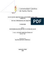 Sostenibilidad Dentro de Un Centro de Salud - Maitte Montoya