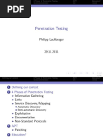 Penetration Testing Philipp Lachberger