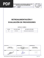 P-COM-04 Retroalimentación y Evaluación de Proveedores