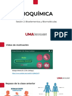 Clase 2 - Bioelementos y Biomoléculas PPT UMA LED 2023