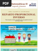 Proporcionalidad Inversa y Repartos