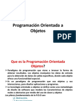 Programación Orientada A Objetos