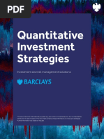 Barclays Quantitative Investment Strategies Borchure