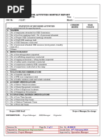 HSE Activities Monthly Report